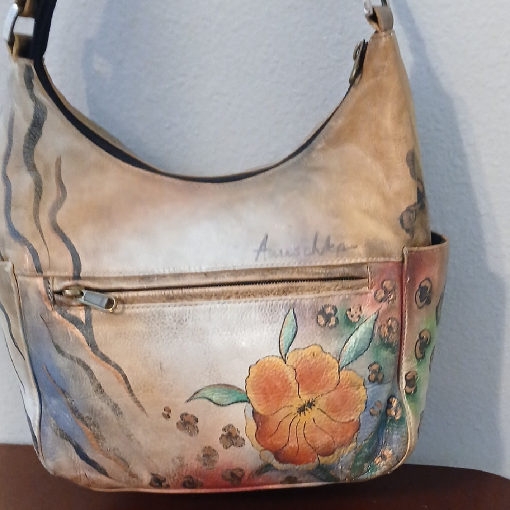 Anuschka Multicolor Hand-Painted Women's Bag